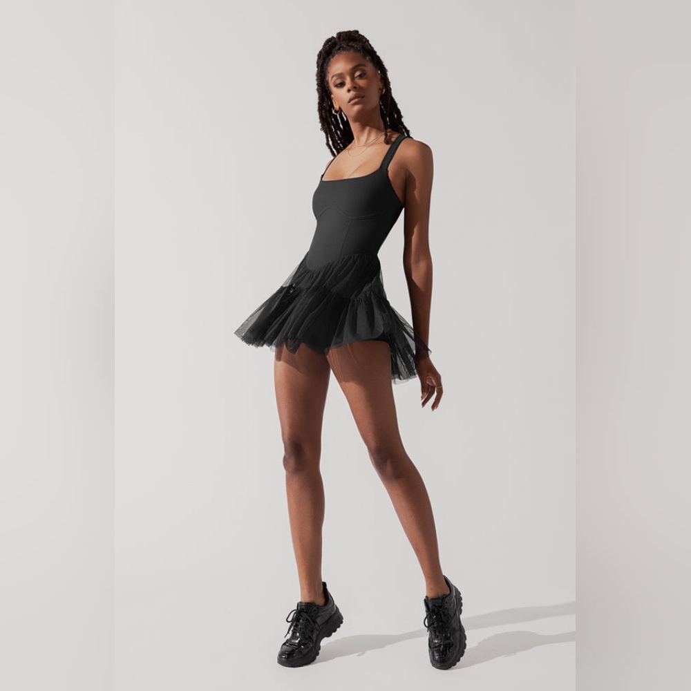 Black Popflex Corset Pirouette Dress